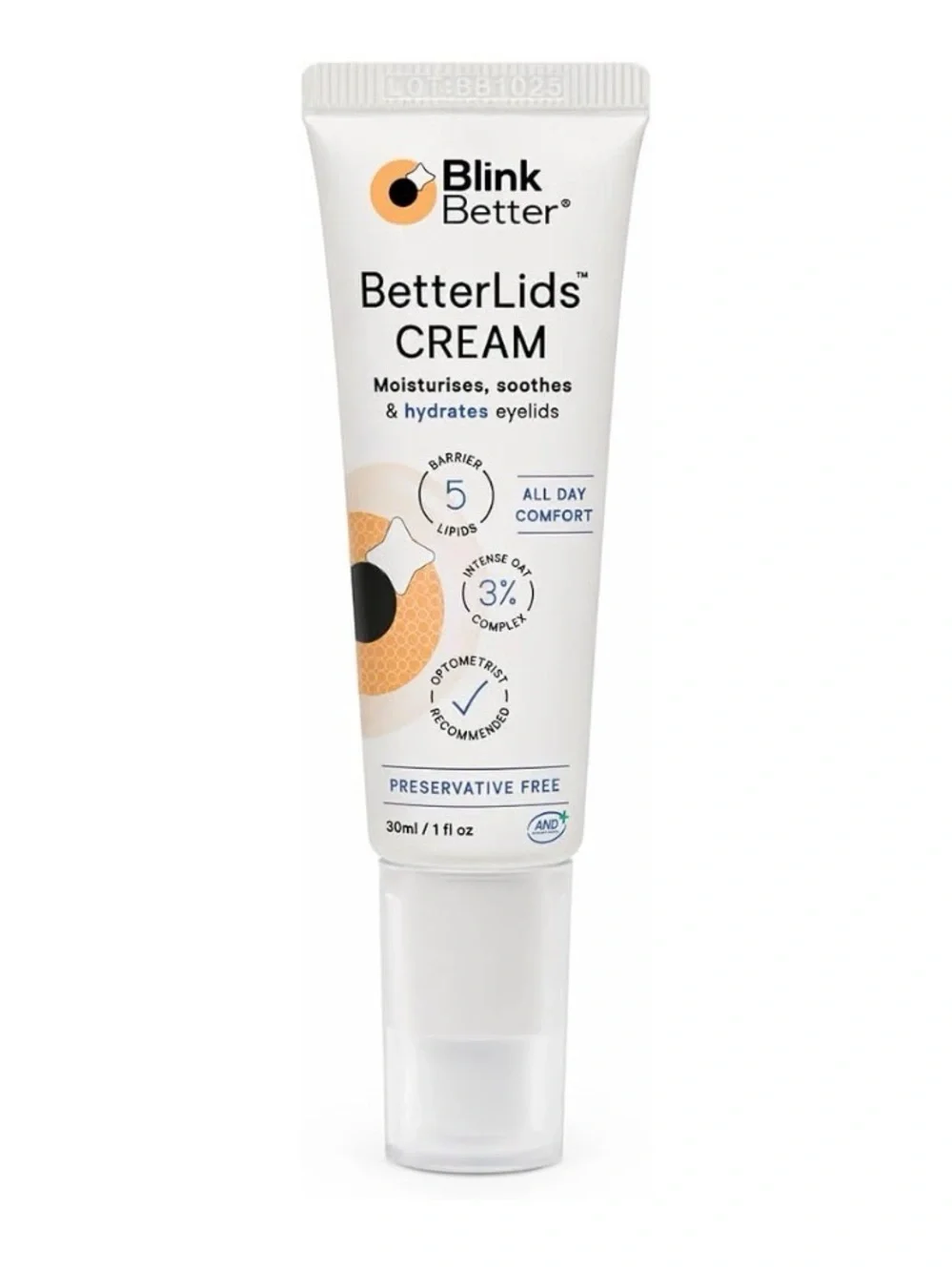 Blinkbetter Betterlids Restore Eyelid Cream – Barrier Support To Hydrate, Soothe